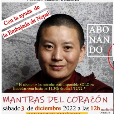 “Mantras del Corazón” de Ani Chöying Drolma, un Concierto Benéfico  /  3 diciembre 2022, 12h mediodía